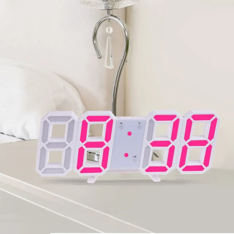 3D LED Digital Wall Clock Home