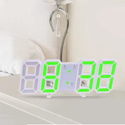 3D LED Digital Wall Clock Home