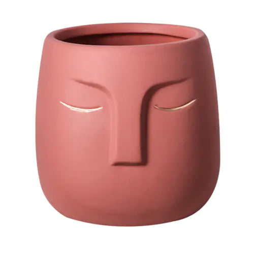 Ceramic Face Living Room Vase