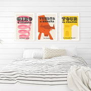 Grand Tour Cycling Sports Posters