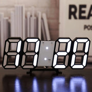 3D LED Digital Wall Clock Home