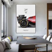 F1 Grand Prix F1-75 racing poster printing racing canvas