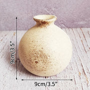 Wooden Vase Plants Pot Flower Decorative Flower Bottle for Living Room