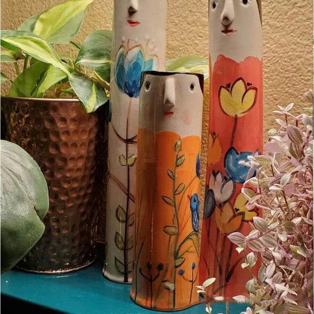 Bohemian Vases Character Hand Painted Vases Home Decor