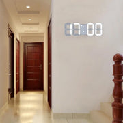 3D LED Digital Wall Clock Home