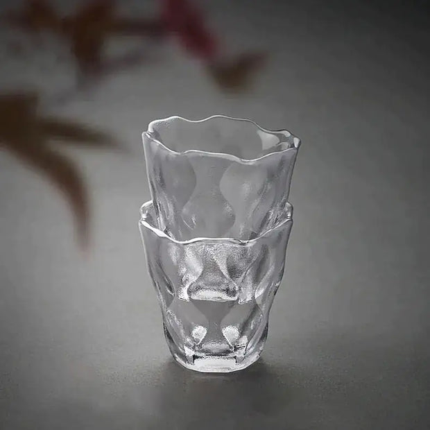 Ice Pattern Japanese Sake Cup