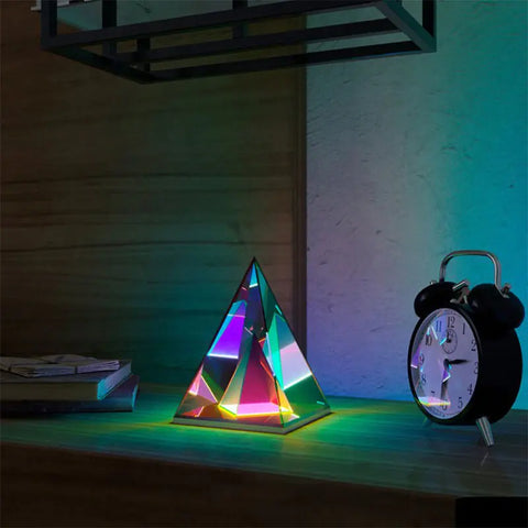 3D Pyramid RGB Atmosphere Night Light